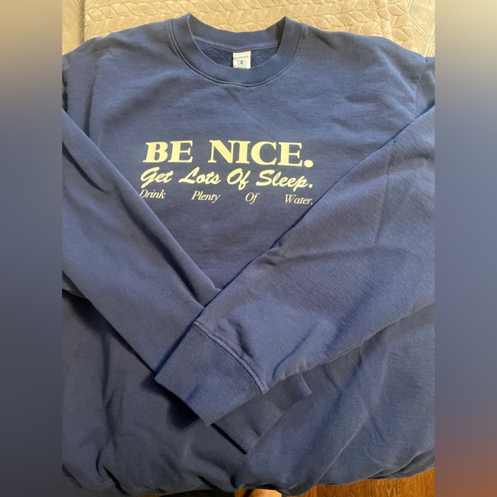 Sporty & Rich ‘Be Nice’ Full Sleeve Sweatshirt